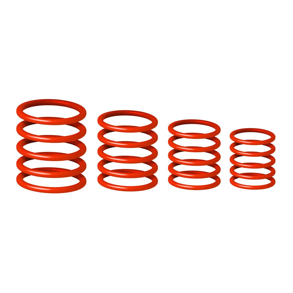 Gravity RP 5555 RED 1 - Uniwersalny zestaw pierścieni Gravity, czerwony Gravity RP 5555 RED 1 - Uniwersalny zestaw pierścieni Gravity, czerwony
