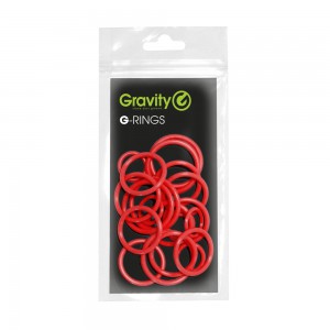 Gravity RP 5555 RED 1 - Uniwersalny zestaw pierścieni Gravity, czerwony  