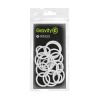 Gravity RP 5555 WHT 1 - Uniwersalny zestaw pierścieni Gravity, biały  