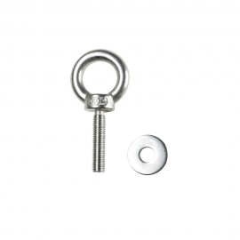 LD Systems 5430 M8 - Śruba pierścieniowa ze stali nierdzewnej M8 x 30 wraz z podkładkami