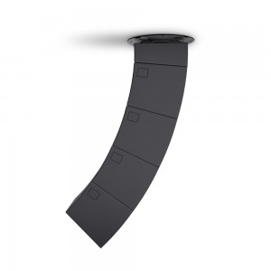 LD Systems CURV 500 CMB - Uchwyt do montażu na suficie do głośnika satelitarnego CURV 500, czarny  