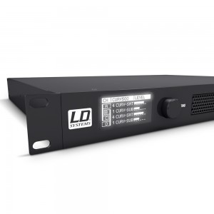 LD Systems CURV 500 iAMP - 4-kanałowa końcówka mocy klasy D do stałych instalacji  
