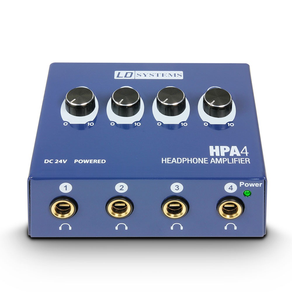 LD Systems HPA 4 - 4-kanałowy wzmacniacz słuchawkowy LD Systems HPA 4 - 4-kanałowy wzmacniacz słuchawkowy