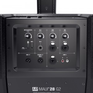 LD Systems MAUI 28 G2 - Kompaktowy system kolumn PA z mikserem i Bluetooth, czarny