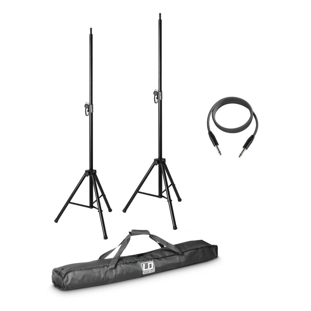LD Systems STINGER MIX 6 G2 SET 2 - 2 x statyw głośnikowy z torbą transportową i kablem głośnikowym 10 m dla STINGER MIX 6 LD Systems MIX 6 G2 SET 2 - 2 x statyw głośnikowy z torbą transportową i kablem głośnikowym 10 m dla MIX 6 (a) G2