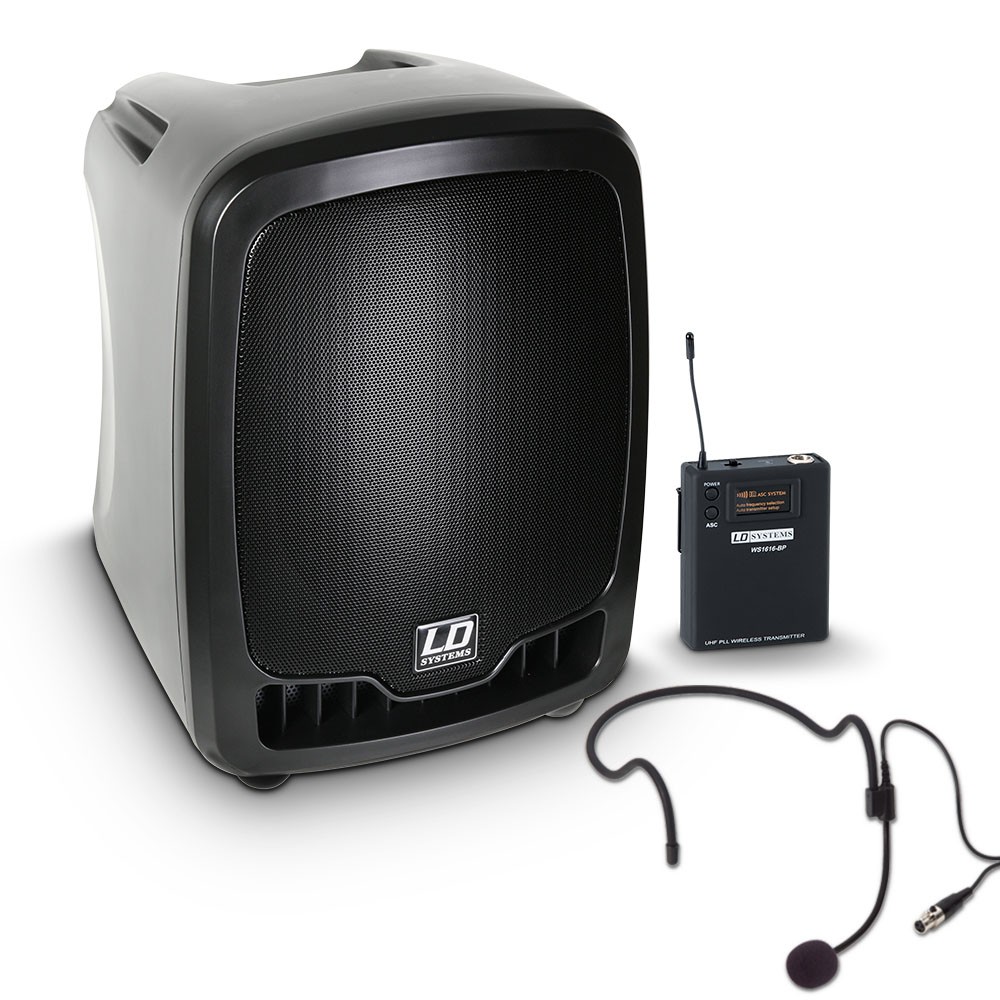 LD Systems Roadboy 65 HS B5 - Przenośna kolumna PA z zestawem nagłownym LD Systems Roadboy 65 HS B5 - Przenośna kolumna PA z zestawem nagłownym