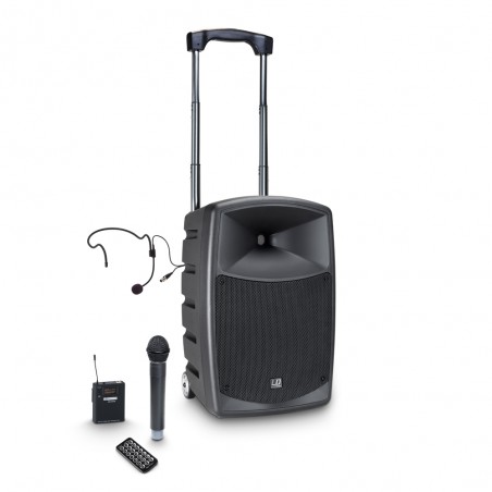 LD Systems ROADBUDDY 10 HBH 2 B5 - Battery-Powered Bluetooth Speaker with Mixer and Wireless Microphone