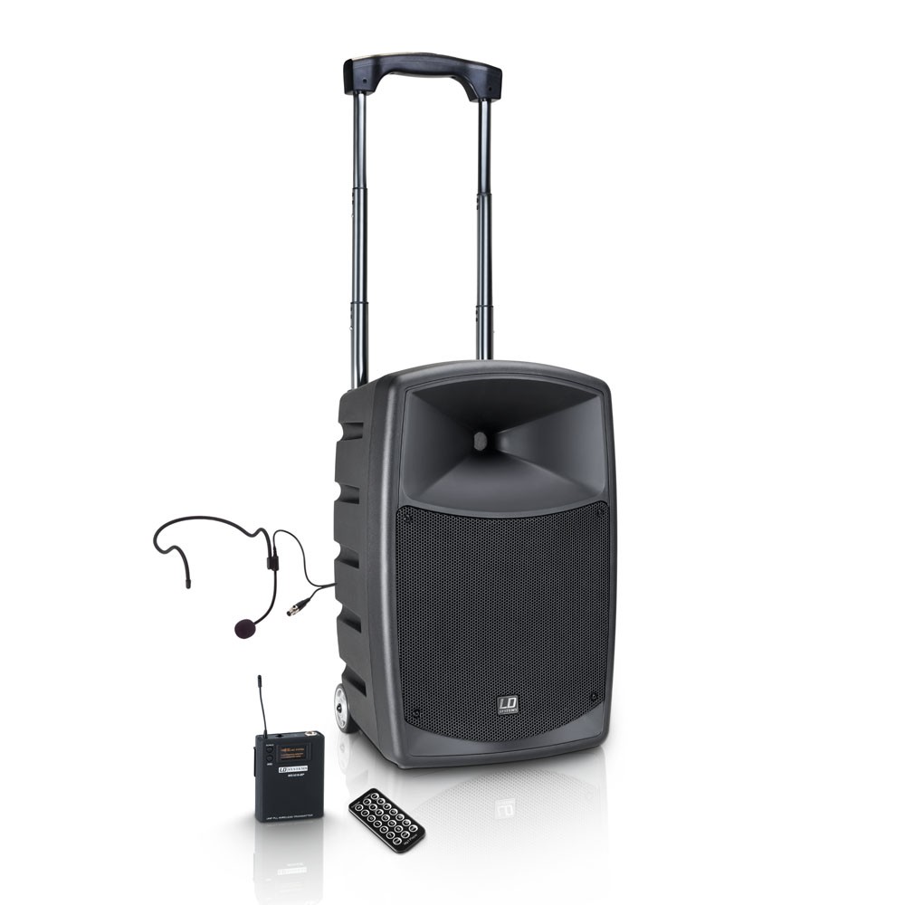 LD Systems ROADBUDDY 10 HS B6 - Zasilana z akumulatorów kolumna Bluetooth z mikserem, nadajnikiem Bodypack i zestawem nagłowny LD Systems ROADBUDDY 10 HS B6 - Zasilana z akumulatorów kolumna Bluetooth z mikserem, nadajnikiem Bodypack i zestawem nagłowny