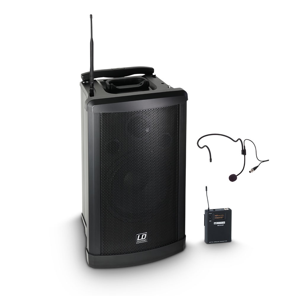 LD Systems Roadman 102 HS B 6 - Portable PA Speaker with Headset LD Systems Roadman 102 HS B 6 - Portable PA Speaker with Headset