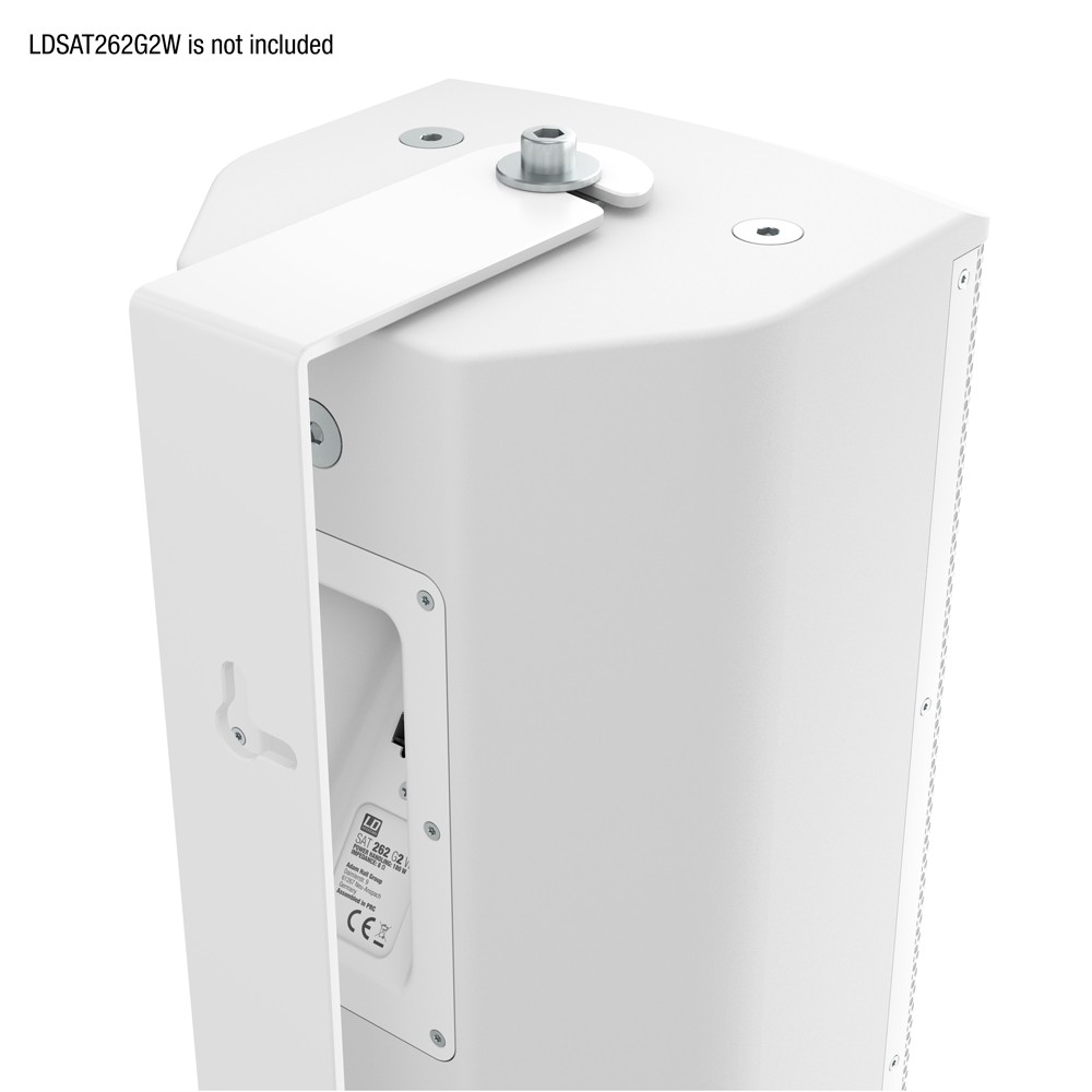 LD Systems SAT 262 G2 WMB W - Obrotowy uchwyt ścienny do SAT 262 G2, biały LD Systems SAT 262 G2 WMB W - Obrotowy uchwyt ścienny do SAT 262 G2, biały
