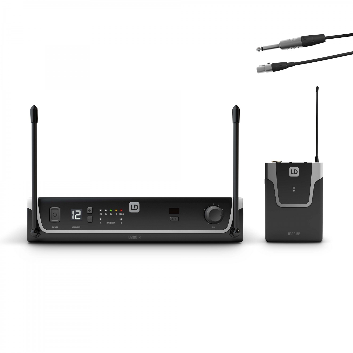 LD Systems U305 BPG - system bezprzewodowy z nadajnikiem bodypack i kablem gitarowym LD Systems U305 BPG - system bezprzewodowy z nadajnikiem bodypack i kablem gitarowym