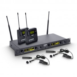 LD Systems WIN 42 BPW 2 - Bezprzewodowy system mikrofonowy z nadajnikiem Beltpack x 2 i mikrofonem do instrumentów dętych x 2