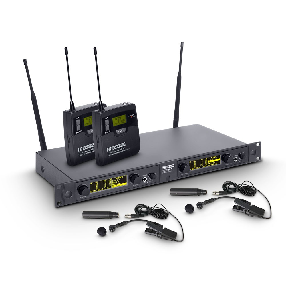 LD Systems WIN 42 BPW 2 - Bezprzewodowy system mikrofonowy z nadajnikiem Beltpack x 2 i mikrofonem do instrumentów dętych x 2 LD Systems WIN 42 BPW 2 - Bezprzewodowy system mikrofonowy z nadajnikiem Beltpack x 2 i mikrofonem do instrumentów dętych x 2