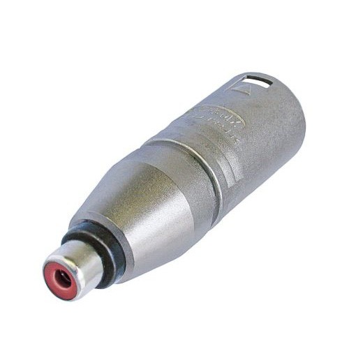 Neutrik 2MPMF - Adapter male XLR to female Phono (RCA), mono Neutrik 2MPMF - Adapter male XLR to female Phono (RCA), mono