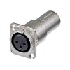 Neutrik 3FDM - Inline adapter XLR female to XLR male