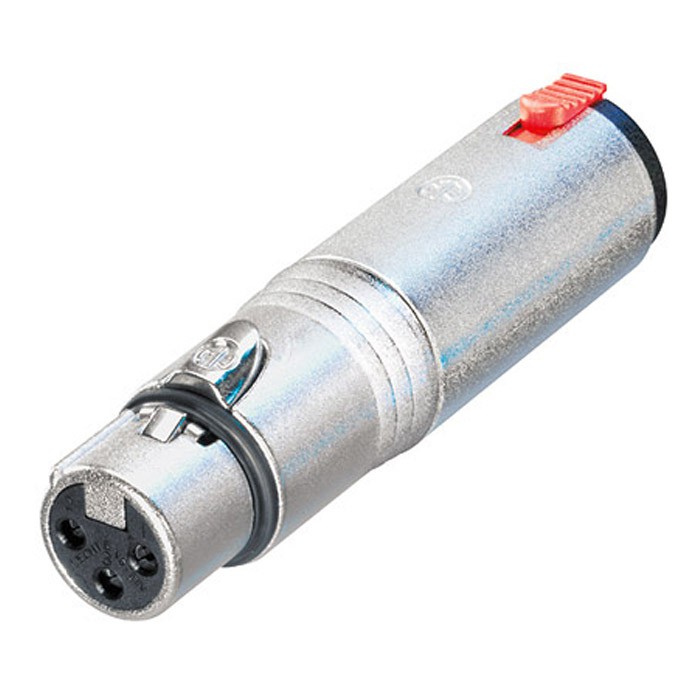 Neutrik NA3FJ - Adapter XLR żeński – jack 6,3 mm żeński Neutrik NA3FJ - Adapter XLR żeński – jack 6,3 mm żeński