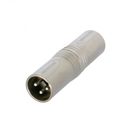 Neutrik NA3MM - Adapter XLR męski – XLR męski