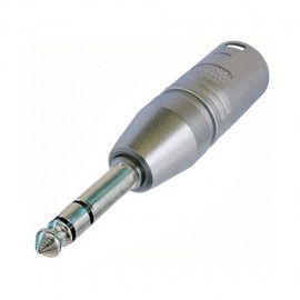 Neutrik NA3MP - Adapter, 3 Pin 6.3 mm Jack to female XLR Connector, Stereo
