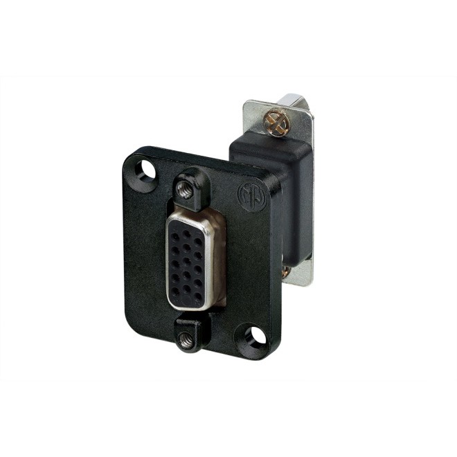 Neutrik AD B15 FF-B - D-SUB Feedthrough Adapter, D-Shape Housing Neutrik AD B15 FF-B - D-SUB Feedthrough Adapter, D-Shape Housing