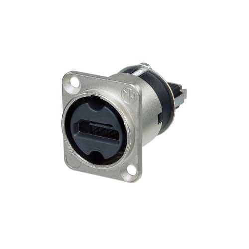 Neutrik A HDMI-W - HDMI feedthrough adapter, D-shape housing Neutrik A HDMI-W - HDMI feedthrough adapter, D-shape housing