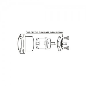 Neutrik A HDMI-W - HDMI feedthrough adapter, D-shape housing