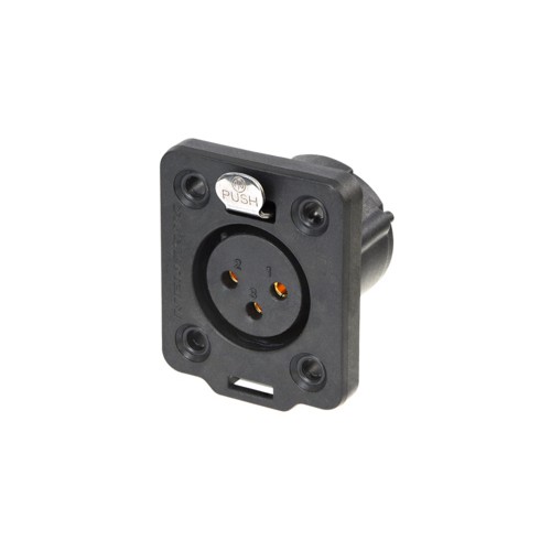 Neutrik NC3FDX-TOP - 3-stykowe żeńskie złącze obudowy, TRUE OUTDOOR PROTECTED (TOP) Neutrik NC3FDX-TOP - 3-stykowe żeńskie złącze obudowy, TRUE OUTDOOR PROTECTED (TOP)