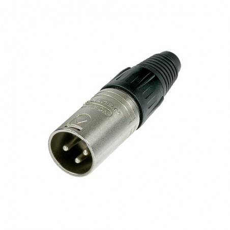 Neutrik NC3MRX - 3 Pin male XLR Connector, Nickel-Plated