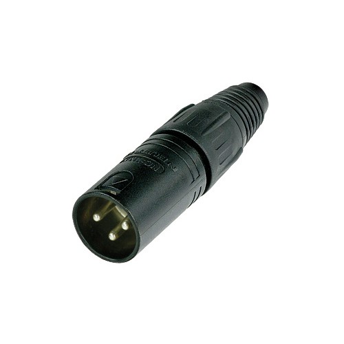 Neutrik NC3MX-BAG - 3 Pin male XLR Connector, black