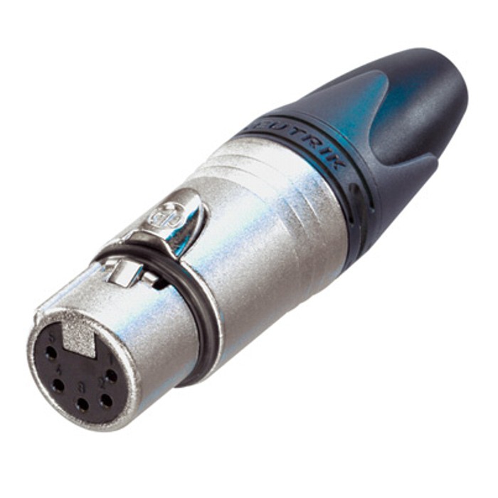 Neutrik NC5FXX - XLR Connector 5 Pin female, Nickel-Plated Neutrik NC5FXX - XLR Connector 5 Pin female, Nickel-Plated