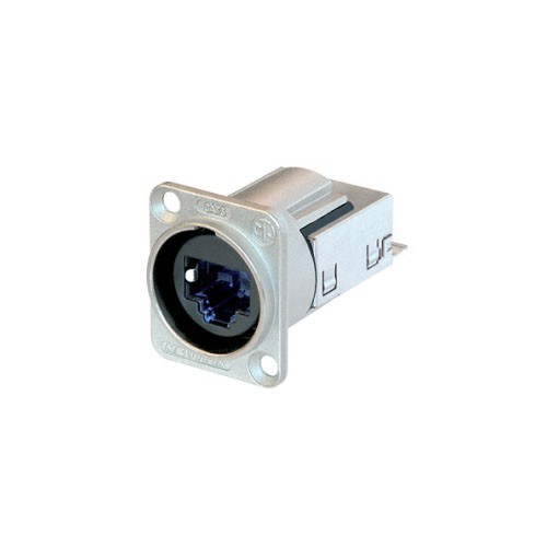 Neutrik E8 FDY-C6 - D-shape CAT6 panel connector Neutrik E8 FDY-C6 - D-shape CAT6 panel connector
