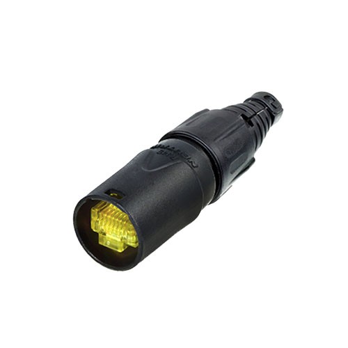 Neutrik NE8MX-B - Protection for RJ45 Plug, etherCON, black Neutrik NE8MX-B - Złącze ethercon na kabel,obudowa do wtyku czarna,dla wstepnie
zmontowanych kabli RJ45