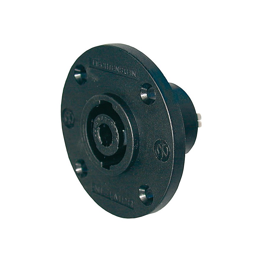 Neutrik NL4MPR - Speakon Connector 4 Pin female Panel-Mount round, black Neutrik NL4MPR - Speakon Connector 4 Pin female Panel-Mount round, black
