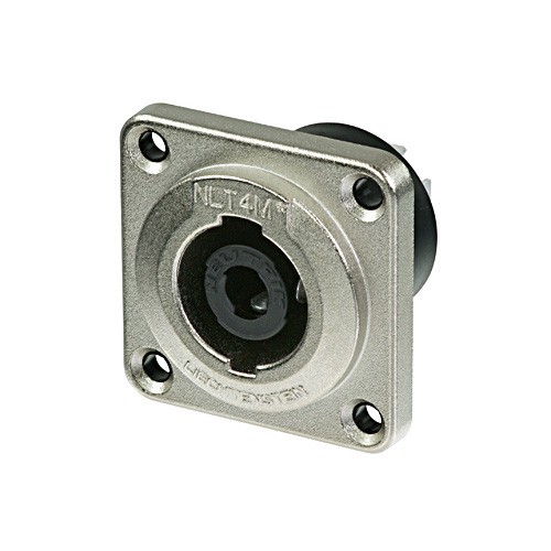 Neutrik NLT4MP - Speakon Connector 4 Pin Panel-Mount male, Galvanised Neutrik NLT4MP - Speakon Connector 4 Pin Panel-Mount male, Galvanised