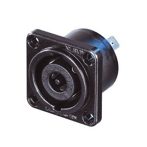 Neutrik NLT8MP-BAG - 8-pin male chassis connector, black chrome-plated housing, solder terminals or ¼" blade connectors Neutrik NLT8MP-BAG - 8-pin male chassis connector, black chrome-plated housing, solder terminals or ¼" blade connectors