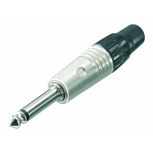 Neutrik NP2C - 6.3 mm Jack Plug 2 Pin Mono male, Nickel-Plated Neutrik NP2C - 6.3 mm Jack Plug 2 Pin Mono male, Nickel-Plated