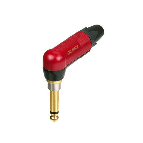Neutrik NP2RX-AU-SILENT - 6.3 mm Angled Jack Plug 2 Pin Mono male, Silent Neutrik NP2RX-AU-SILENT - 6.3 mm Angled Jack Plug 2 Pin Mono male, Silent