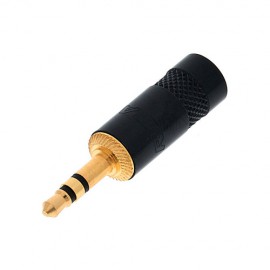 Neutrik REAN NYS 231 BG - REAN 3.5 mm male stereo mini-jack connector with gold-plated contacts, male