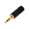 Neutrik REAN NYS 231 BG - REAN 3.5 mm male stereo mini-jack connector with gold-plated contacts, male