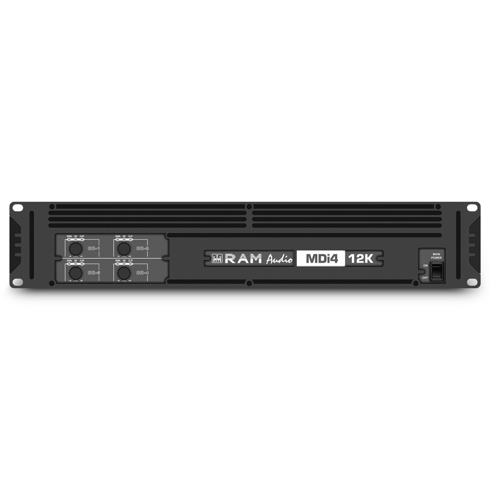 Ram Audio MDi2-6K - Końcówka mocy PA 2 x 3000 W, 4 Ω Ram Audio MDi2-6K - Końcówka mocy PA 2 x 3000 W, 4 Ω
