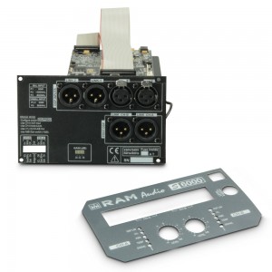 Ram Audio S 3000 DSP - Końcówka mocy PA 2 x 1570 W, 2 Ω, z modułem DSP  