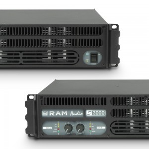 Ram Audio S 3000 GPIO - Końcówka mocy PA 2 x 1570 W, 2 Ω, z modułem GPIO  