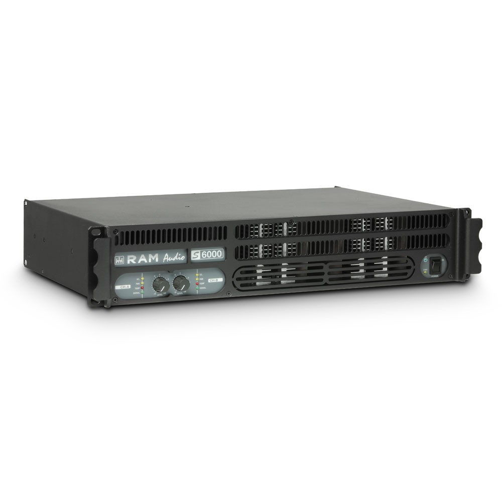 Ram Audio S 6000 - Końcówka mocy PA 2 x 2950 W, 2 Ω Ram Audio S 6000 - Końcówka mocy PA 2 x 2950 W, 2 Ω