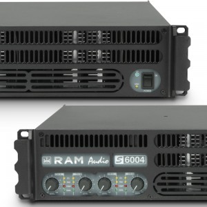 Ram Audio S 6004 GPIO - Końcówka mocy PA 4 x 1440 W, 2 Ω, z modułem GPIO  