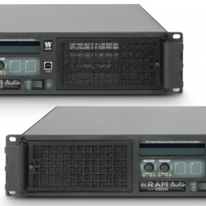 Ram Audio W 12000 DSP E AES - Końcówka mocy PA 2 x 5900 W, 2 Ω, z modułami DSP i Ethernet oraz cyfrowym wejściem AES/EBU  