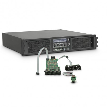 Ram Audio W 12004 DSP E - Końcówka mocy PA 4 x 3025 W, 2 Ω, z modułami DSP i Ethernet  