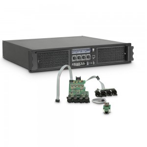 Ram Audio W 12044 DSP E - Końcówka mocy PA 4 x 2950 W, 4 Ω, z modułami DSP i Ethernet  
