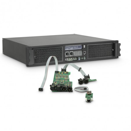 Ram Audio W 9000 DSP E - Końcówka mocy PA 2 x 4400 W, 2 Ω, z modułami DSP i Ethernet  
