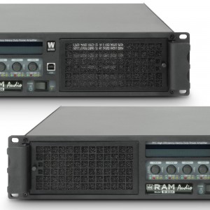 Ram Audio W 9004 DSP E - Końcówka mocy PA 4 x 2260 W, 2 Ω, z modułami DSP i Ethernet  
