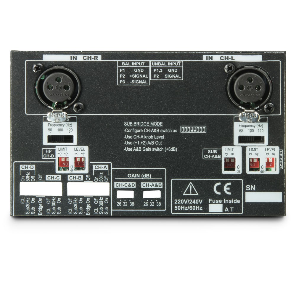 Ram Audio X OVER S - Analogowy moduł procesora do 4-kanałowych końcówek mocy serii S Ram Audio X OVER S - Analogowy moduł procesora do 4-kanałowych końcówek mocy serii S
