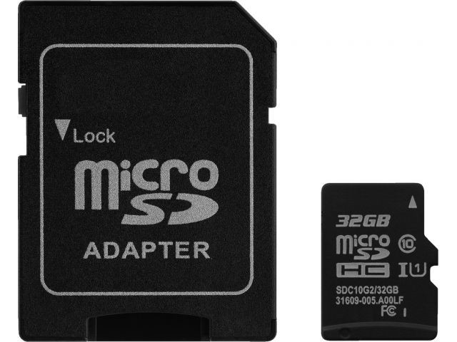 Monacor SD-32MICRO - Karta pamięci micro SDHC, 32GB